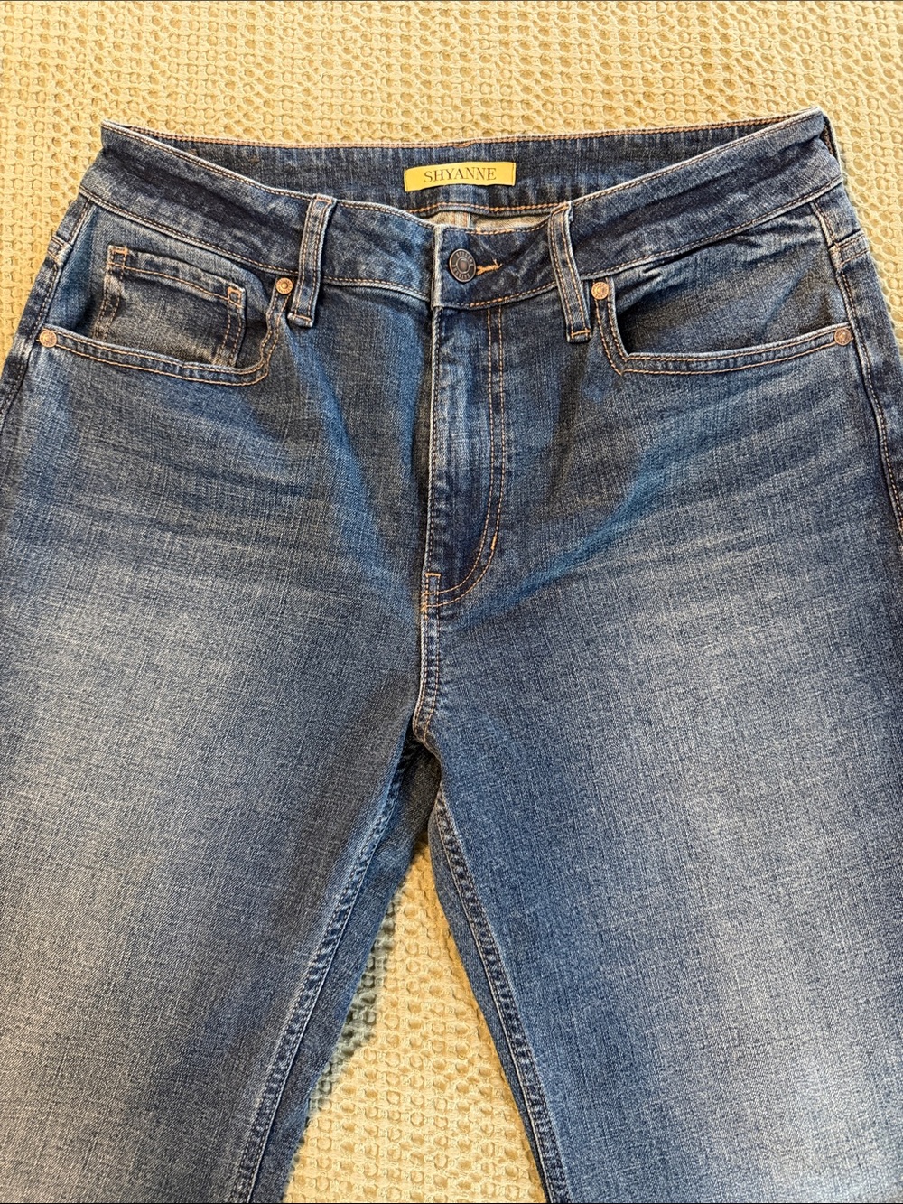 Shyanne Women's Big Cuffed Blue Jeans never worn